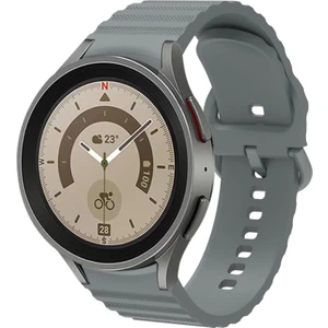 Samsung Galaxy Watch 4 5 6 7 FE 40 40 44 Classic 42 43 46 47 mm Kordon Wave Dalgalı Silikon Kordon