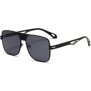 Hi Stores Erkek Uv Korumalı Vintage Güneş Gözlüğü - Siyah  (Yurt Dışından)