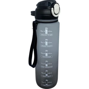 1000ML Pipetli Tritan Çift Renkli Matara Suluk VGN-2219