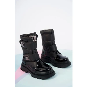 Içi Polar Termo Kaymaz Taban Cırtlı Çocuk Bo