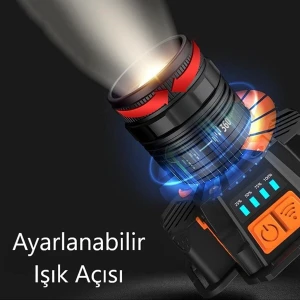 10 W 3 Modlu Şarjlı Powerbank Özellikli Kafa Lambası - YIS-205