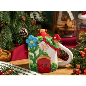 English Home Yılbaşı Flowery Home Dolomite Kupa 200 ml Renkli