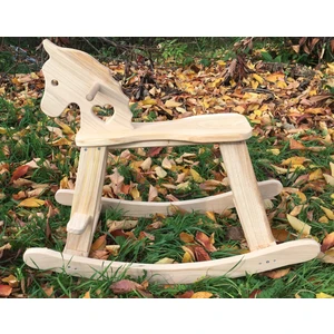 Koza Tasarım Atölyesi Ahşap Oyuncak Sallanan At