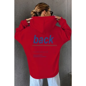Back Sırt Baskılı Sweatshirt