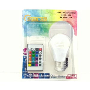 9W LED Rgb E27 Duy Ampul