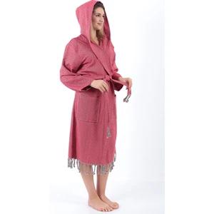 Buldan Concept Liva Peştemal Bornoz Kırmızı