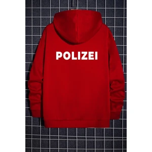 Polizei Sırt Baskılı Sweatshirt