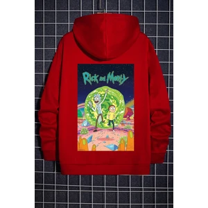 Rick And Morty Baskılı Sweatshirt