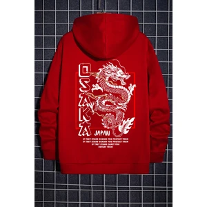 Osaka Baskılı Kapüşonlu Sweatshirt