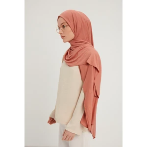Likralı Penye Viskon Şal 70x180cm - Soğan Kabuğu - ŞALESS