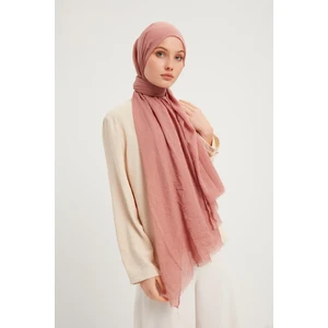 Ultra Hafif Bürümcük Şal 90x190cm  - Pudra