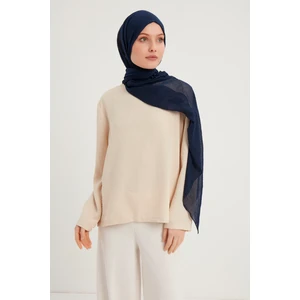 Ultra Hafif Bürümcük Şal 90x190cm  - Lacivert