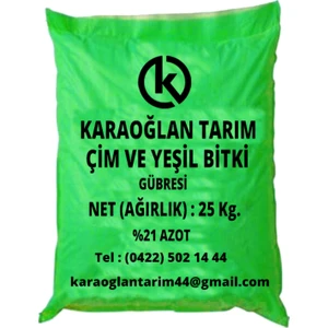 Yeşil Vadi Yeşil Bitki ve Çim Gübresi Bitki Coşturan Gübre Amonyum Sülfat Şeker Gübre