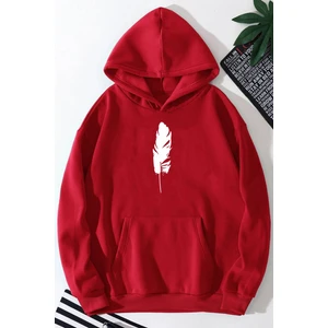 Tüy Baskılı Sweatshirt