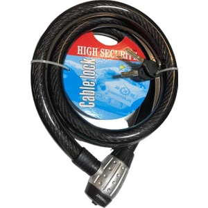 Motosiklet Kilidi Çelik Güçlendirilmiş Halat Zincir Kilit 25X150 (Mavi) (Işıklı Kilit)