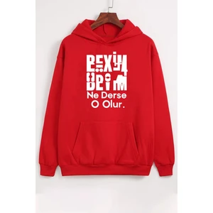 Beyim Ne Derse O Olur Katlamalı Sweatshirt