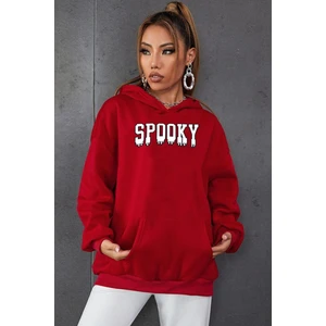 Spooky Baskılı Sweatshirt