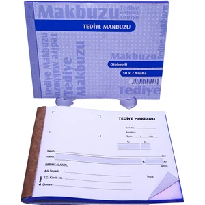Tediye Makbuzu No3 Otokopili M0657 5453 "12 Adet"