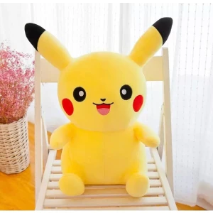 Deniz Sport Ithal Soft Kumaş Pokemon Go Pikachu Figür Peluş Oyuncak Büyük Boy Uyku & Oyun Arkadaşı Pikachu 38 cm