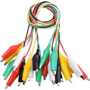 Hobi Mekatronik Timsah Ağız Krokodil Test Kablosu 45-50CM 10'LU(28MM)