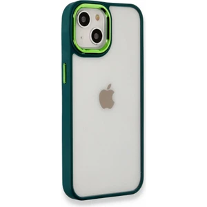 iPhone 14 Plus Kılıf Luna Lens Kamera Çerçeveli Silikon Kapak