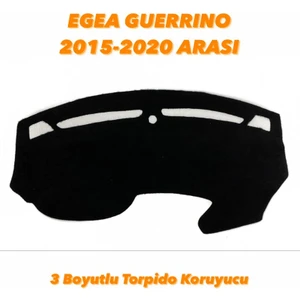 LION AUTO Egea Guerrino 2015-2020 Arası 3 Boyutlu Halı Kumaş Torpido Örtüsü