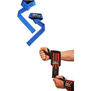 Dex Supports Fitness Bilekliği ( Wrist Wraps ) + Ağırlık Kayışı ( Lifting Straps )