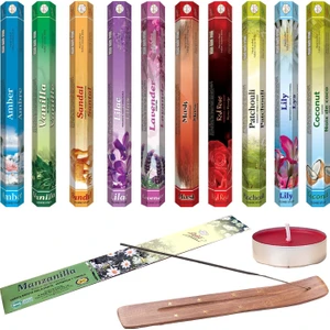 Flute Tütsü Kayığı ve Kokulu Tealight Mum 200 Adet
