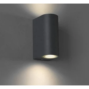 Sekizgen LED Çift Yönlü Günışığı Ledli Dış ve Iç Mekan Uyumlu Dekoratif Aplik Antrasit Gövde