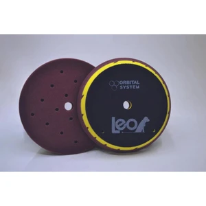 Leo Ince Çizik Giderici Takviyeli Hava Kanallı Bordo Cırtlı Polisaj Süngeri 180 mm