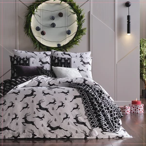 Doqu Home Ranforce New Year Çift Kişilik Nevresim Takımı