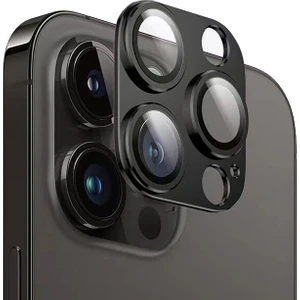 iPhone 14 Pro - iPhone 14 Pro Max Kamera Camı Lens Koruyucu Halka Set - AL3131