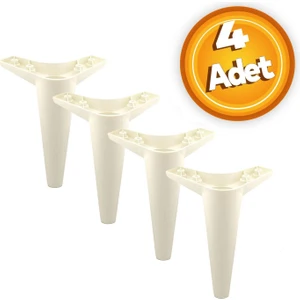 Mobilya Kanepe Sehpa Koltuk Ayağı Aytaşı Baza Ayak 20 cm (4 Adet)