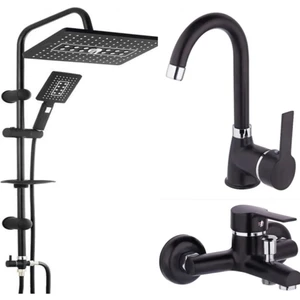 On2 Armatür Robot Duş Seti Banyo & Lavabo Batarya Komple Set