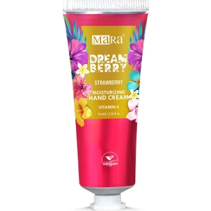 Dreamberry Nemlendirici El Kremi Çilek Aromalı Hızlı Emilim 75 ml Vegan Formül