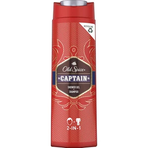 Old Spice Captain Erkek Için Duş Jeli & Şampuan, 400 ml