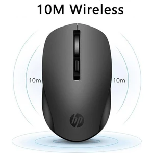 Hp S1000 Plus Siyah Sessiz Tuşlu USB Kablosuz Mouse 1600 Dpı Sol ve Sağ Kullanım Mouse 