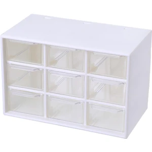 Masaüstü Çekmece Kutusu Toz Geçirmez Ev Kitapları Ev Kitapları Ev Ofisi 9 Izgara Beyaz (Yurt Dışından)