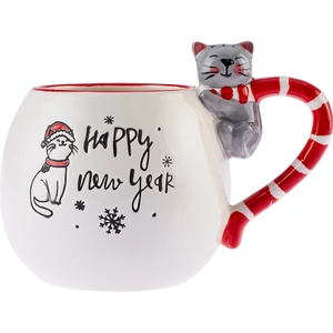 New Year Yeni Yıl Cat Kupa 450 ml