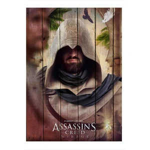 Assasins Creed Dekoratif Ahşap Tablo 50CMX 70CM