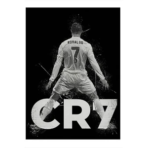 Cristiano Ronaldo Cr 7 Dekoratif Ahşap Tablo 50CMX 70CM