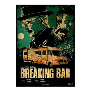 Breaking Bad Hediyelik Ahşap Tablo 50CMX 70CM