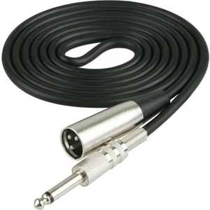 Stereo Mikrofon Kablo Tel Xlr 3 Pimli Fiş 1/4 '' Erkek Mono Jack Kablosu 1m (Yurt Dışından)