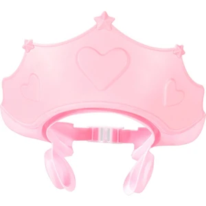 Tpe Bebek Duş Banyo Kapakları Yıkama Saç Kalkanı Çocuklar Duş Şampuan Vizör Şapka Pembe (Yurt Dışından)