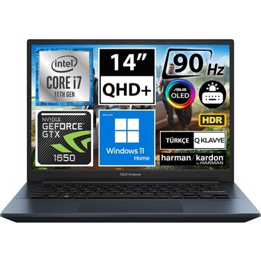 超美品ASUS Vivobook Pro 14 OLED Office2021付 Asus Vivobook Pro 14 OLED K3400PH-KM329W01 Intel Core Fiyatı