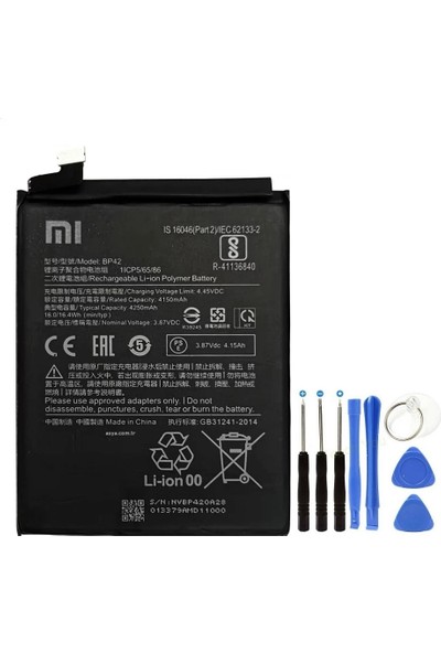 Xiaomi Mi 11 Lite Pil Batarya BP42 ve Tamir Seti