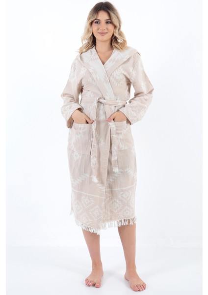 Karina Peştemal Bornoz Bej indirimleri