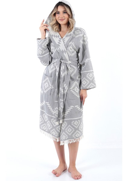 Karina Peştemal Bornoz Koyu Gri fiyatları