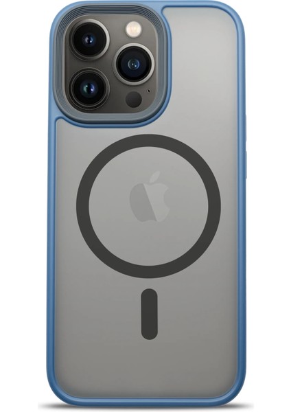Apple iPhone 13 Pro Max Magsafe BOLD Anti-Shock Kılıf - Lacivert