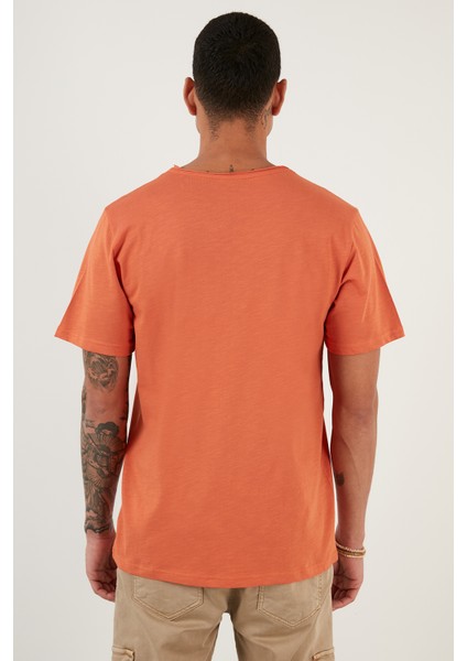 Pamuklu Slim Fit Bisiklet Yaka T Shirt Erkek T Shirt 59020001 indirimleri